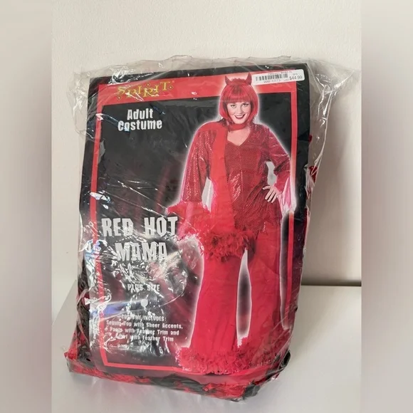Halloween Red Hot mama COSTUME XL - Picture 3 of 5